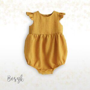 Sleeveless Ruffle Romper Bodysuit Baby Girl - Bubble Romper Bodysuit Baby Girls